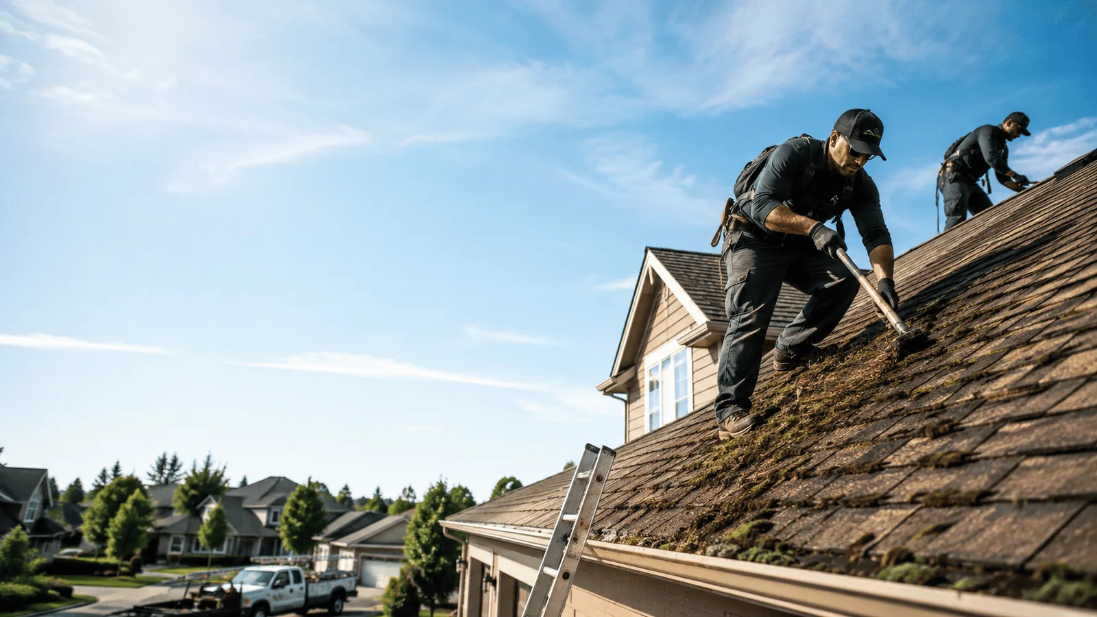 Roof Moss Removal in Mission, SD near me